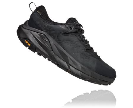 Hoka One One Kaha Low GORE-TEX Homem - Tenis Corrida Trilha Pretas / Cinzentas | PT-EwHdP7h